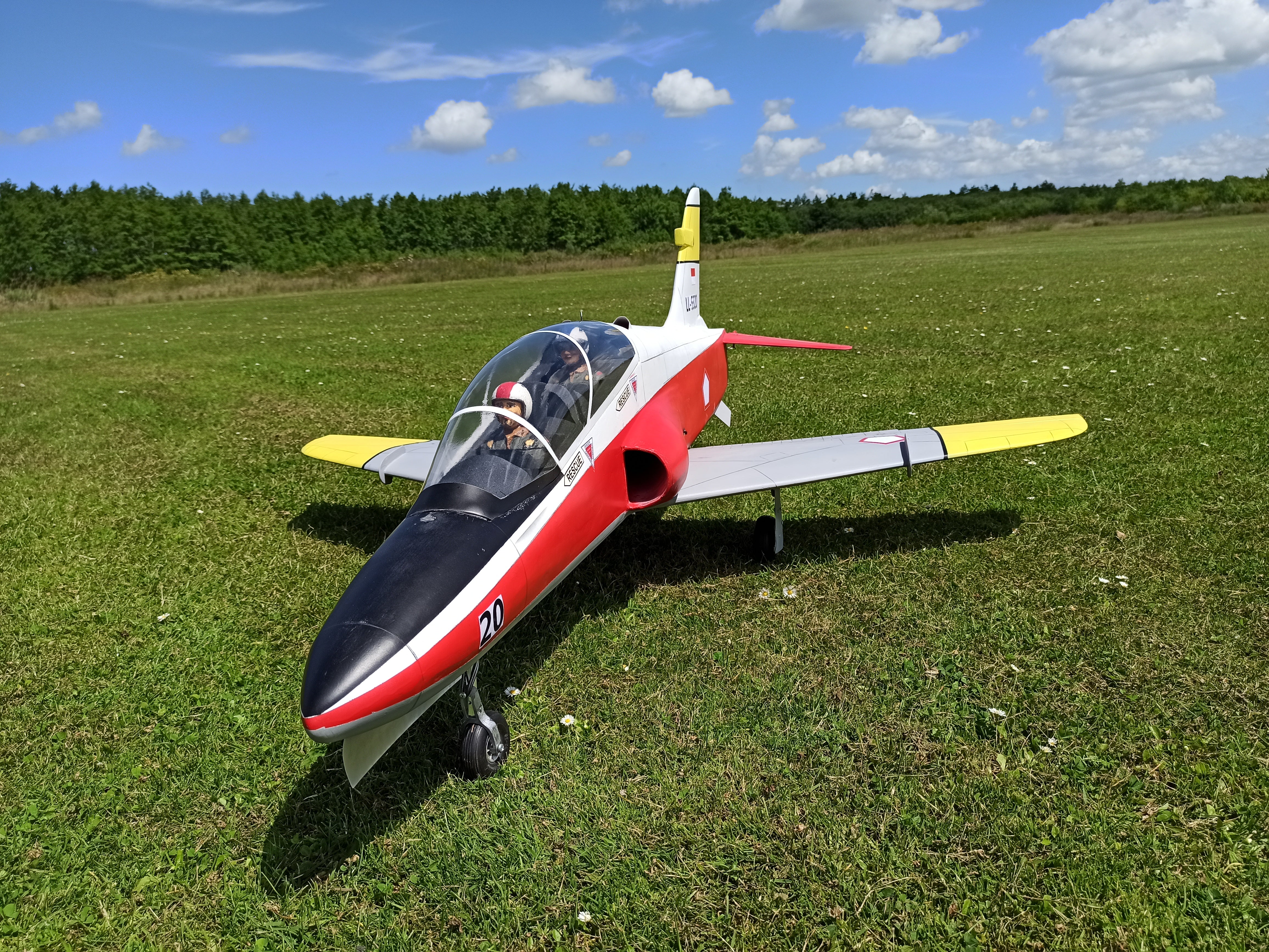 Bae hawk discount rc jet