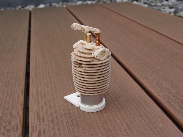 Anzani 3 cylinder 1:4 scale motor - RC-builder