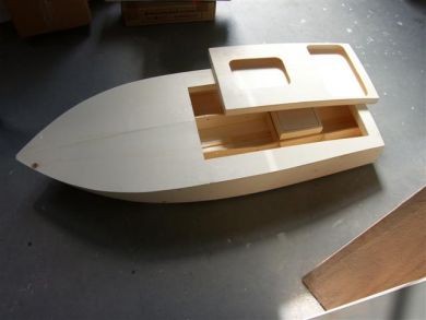 Rc boat kits sales wood