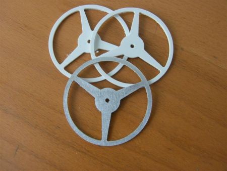 Steering wheel alu 60mm 3-spoke - RC-builder